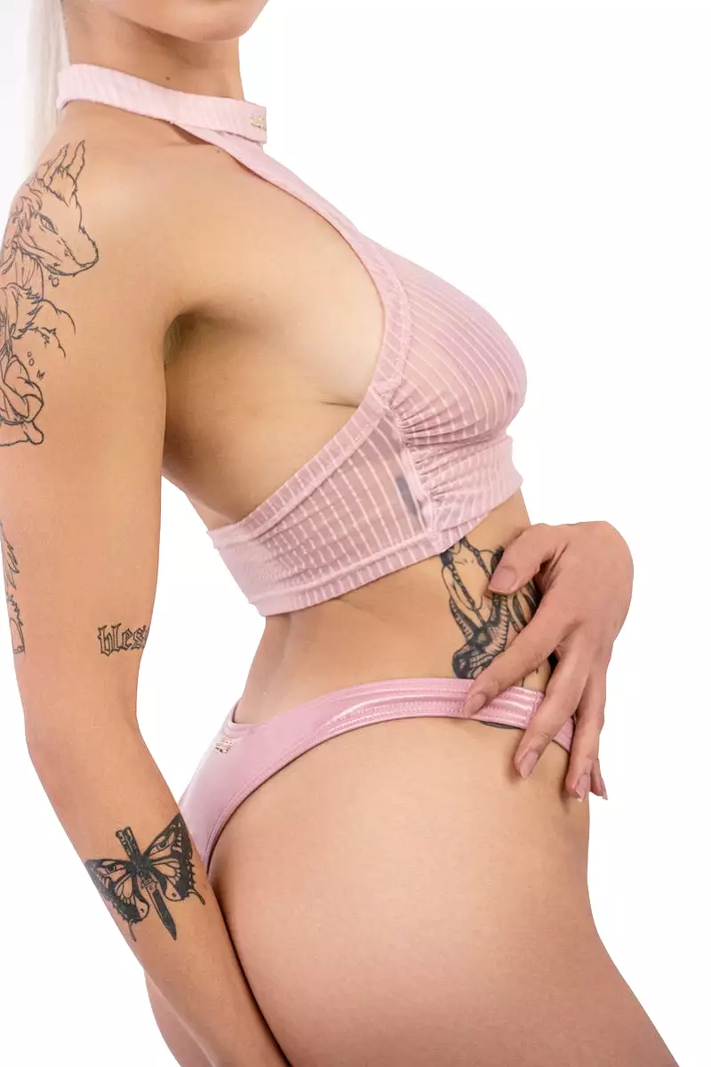 Naughty Thoughts XXX Rated See Through Top - Pink