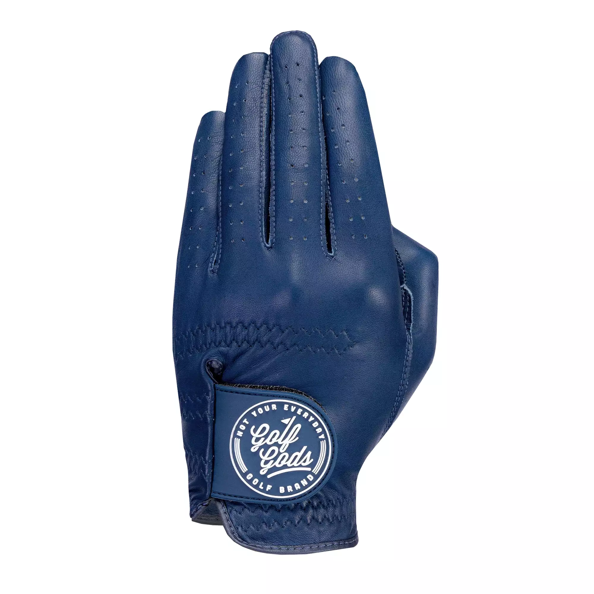 Navy Blue Cabretta Leather Golf Glove 3 PACK