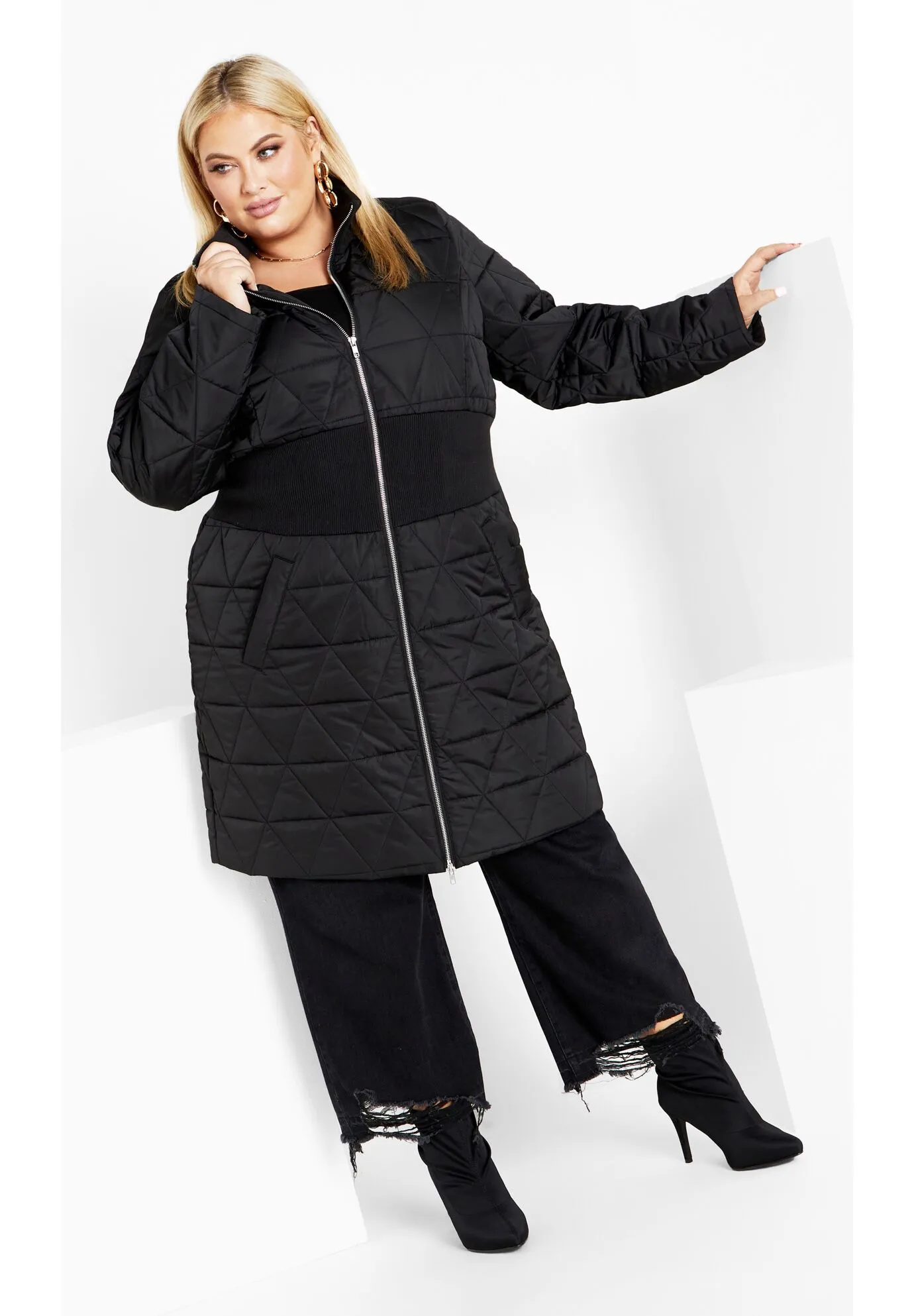 Nova Puffer Jacket - black