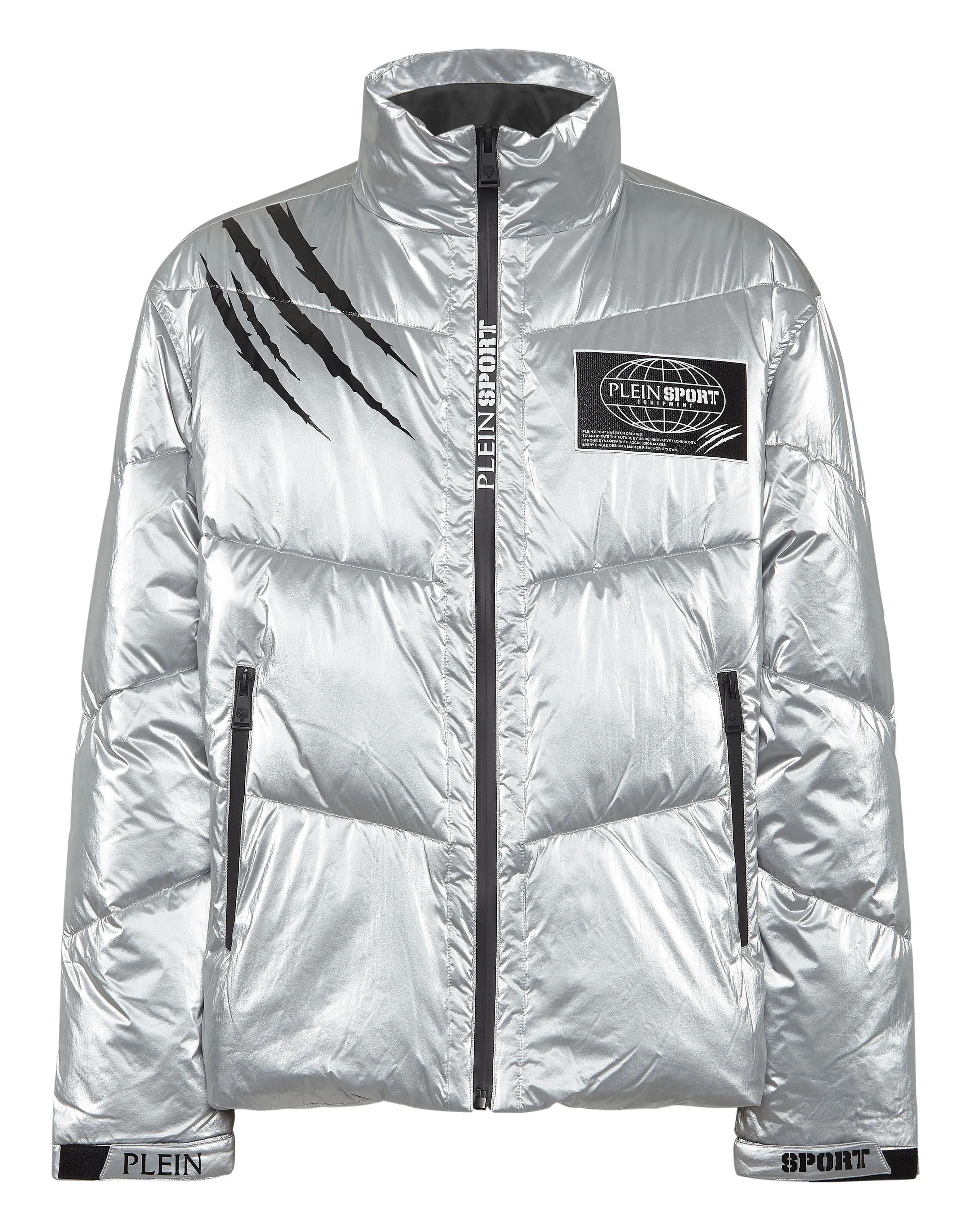 Nylon Crease Puffer Jacket