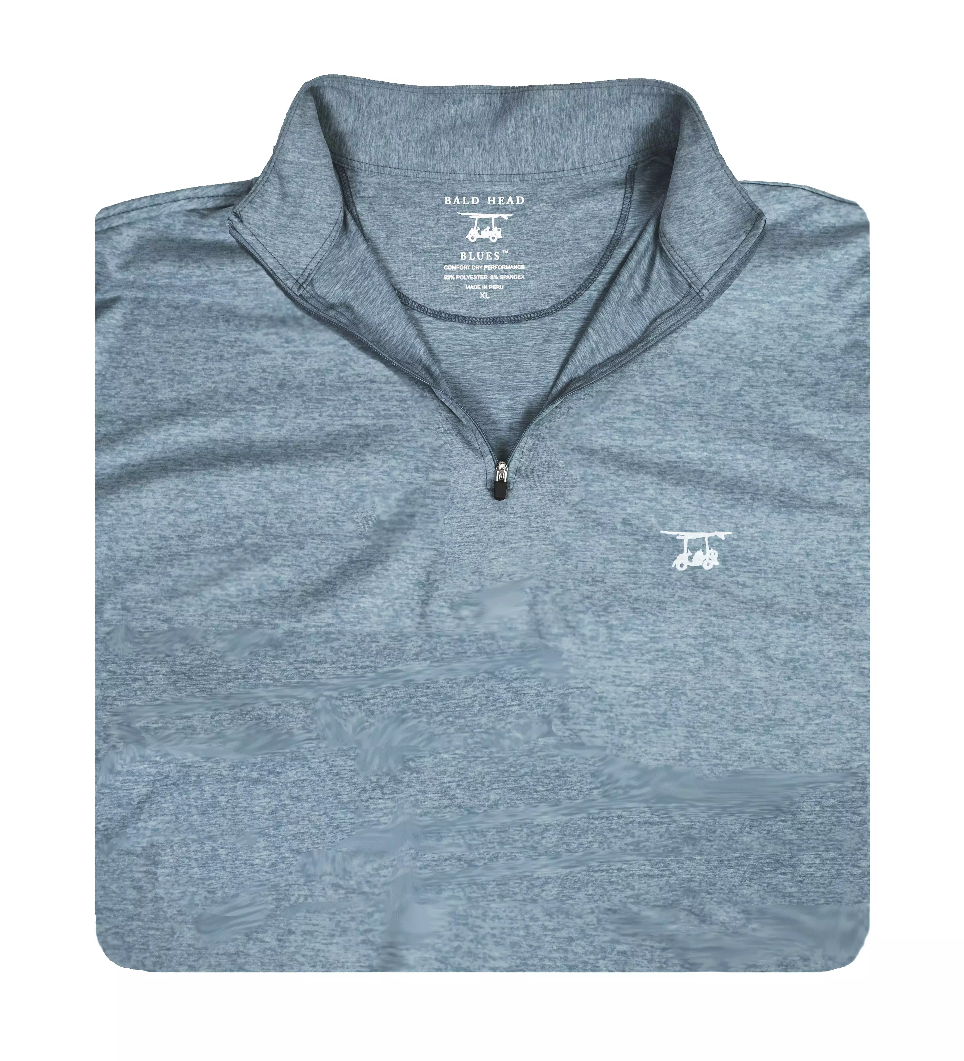 Ocean View Quarter Zip- Heather Charcoal