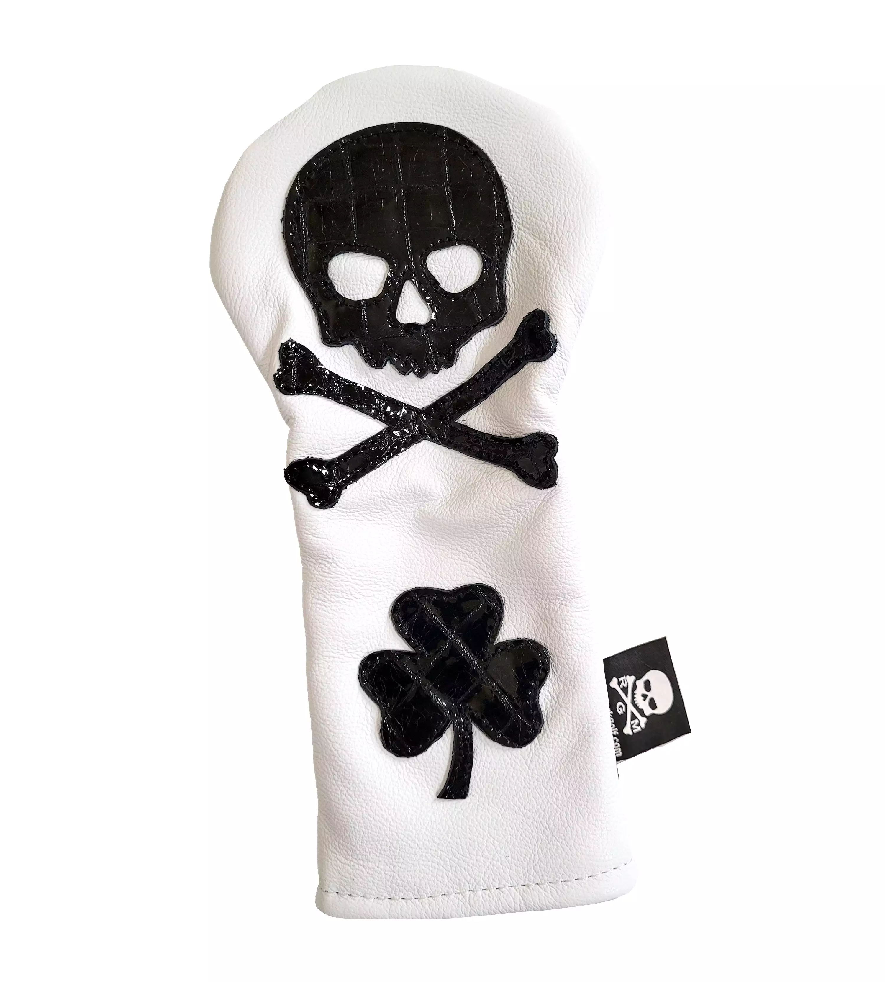 One-Of-A-Kind! Skull & Bones Shamrock Fairway Wood Cover