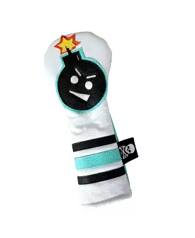 One of a Kind! Tiffany Blue style Angry Bomb Fairway Wood Headcover