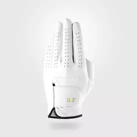 Personalised Premium Cabretta Leather Golf Glove (MENS) - White