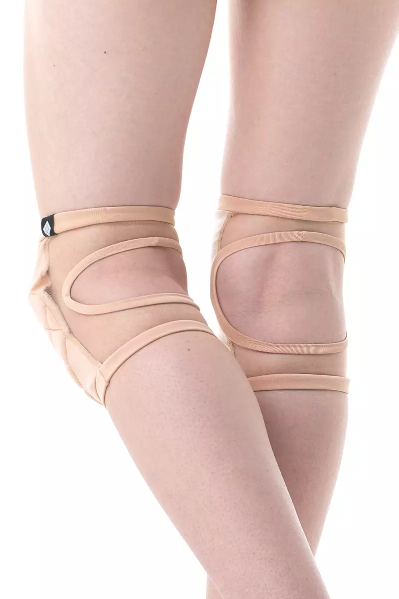 Poledancerka Grippy Kneepads - Powder 00 (with Pocket)