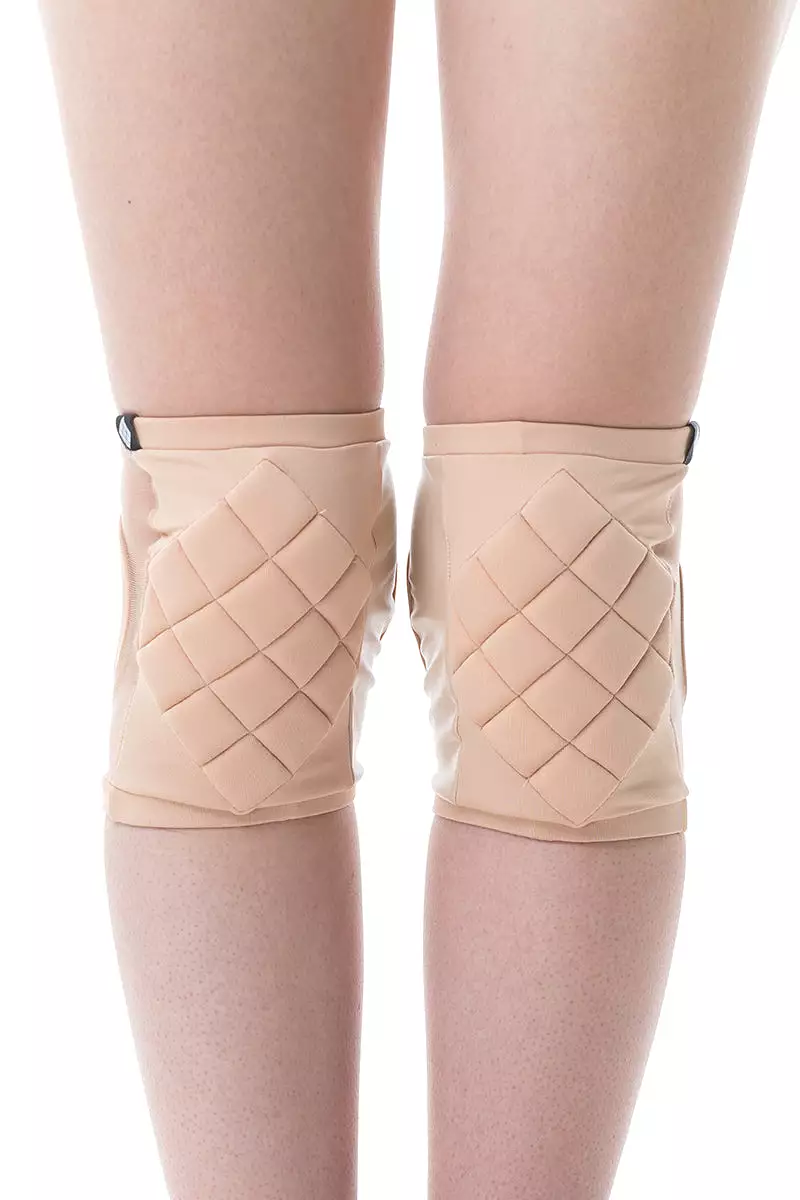 Poledancerka Grippy Kneepads - Powder 00 (with Pocket)