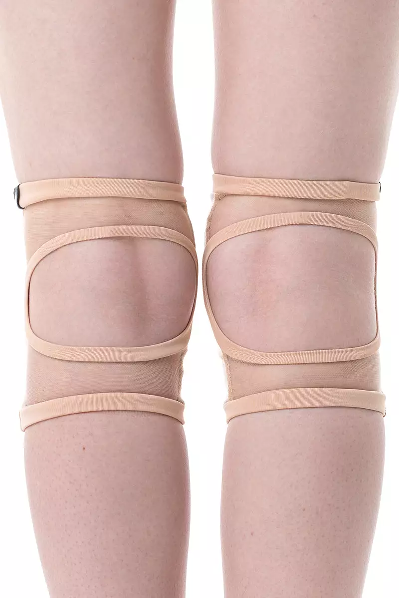 Poledancerka Grippy Kneepads - Powder 00 (with Pocket)