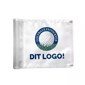 Puttinggreenflag, afstivet, med tryk, 200 gram flagdug