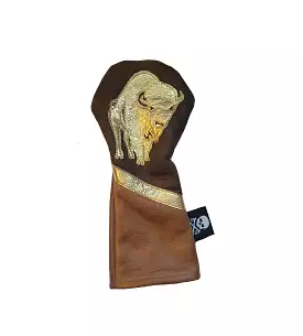 RARE! The Bourbon Inspired Golden Buffalo Fairway Wood Headcover