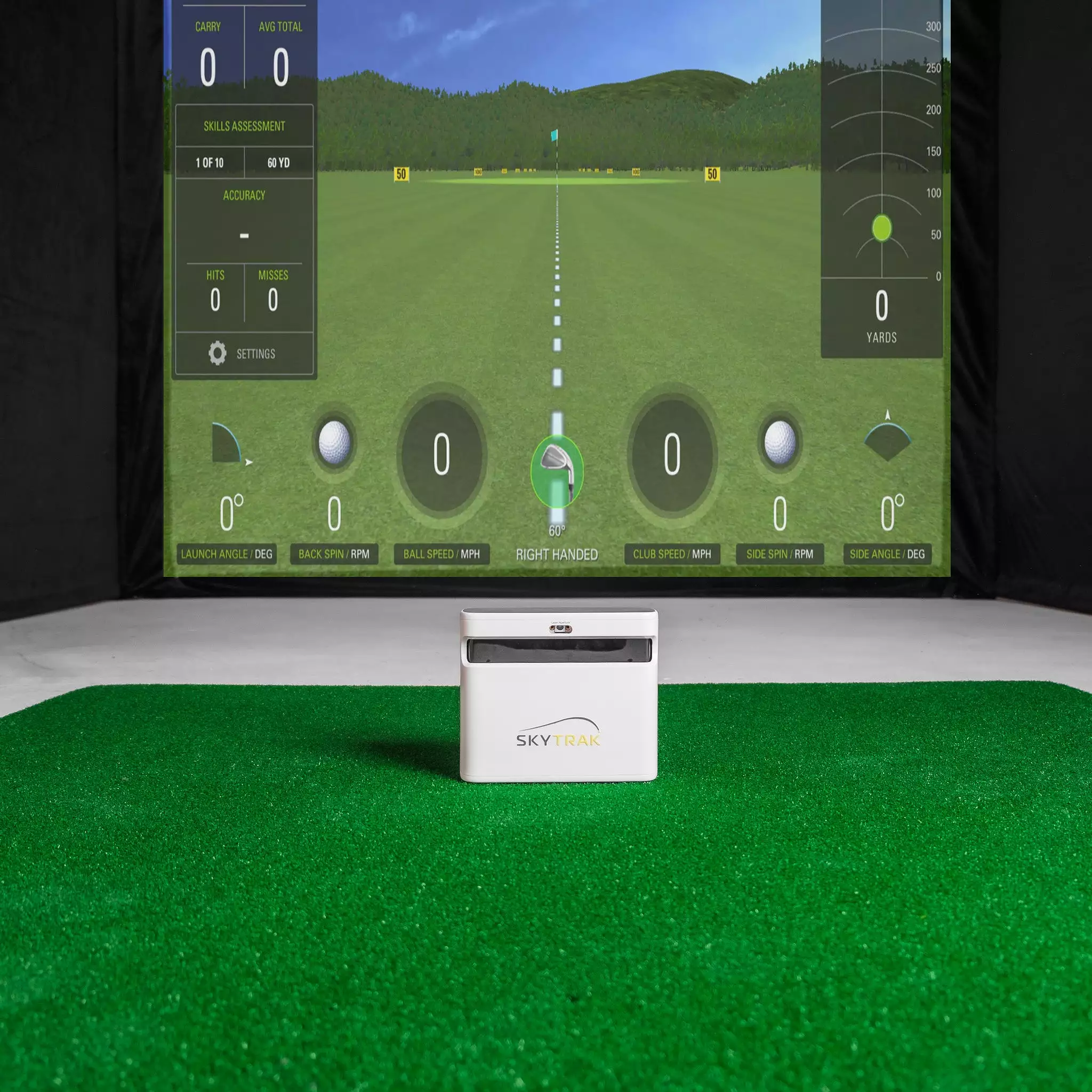 SKYTRAK + Home Golf Simulator Bundle