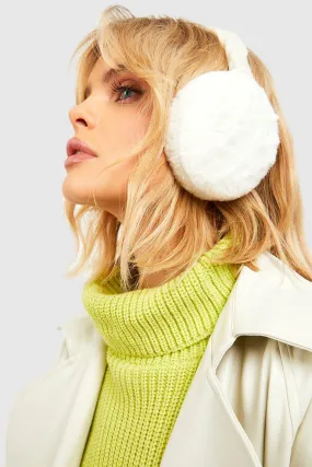 Solid Soft Faux Fur Ear Muffs