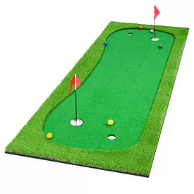 **Special Indoor Putting Green Package - 3.3 X 10 Putting Green, Golf Balls & Golf Putter Included