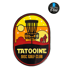 Tatooine Disc Golf Club Pin