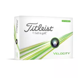 Titleist 2024 Velocity Golf Balls Matte Green (1 Dozen)