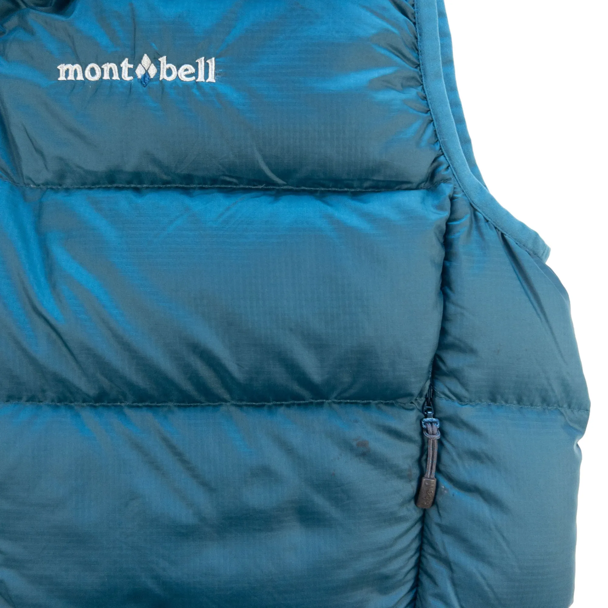 Vintage Montbell Puffer Gilet Size S