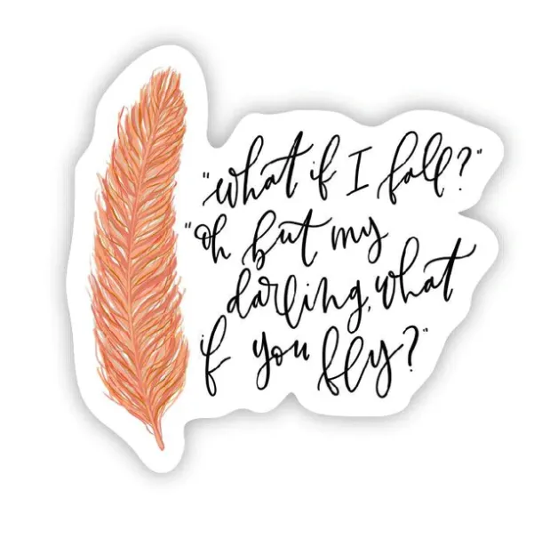 What if I Fall? Sticker