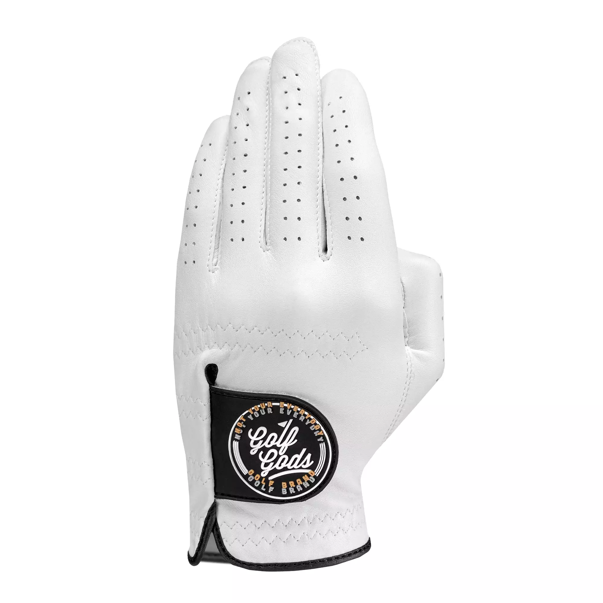 White Cabretta Leather Golf Glove 3 PACK