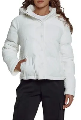 Women's 7 Diamonds Dillon Puffer Hooded Puffer Jacket